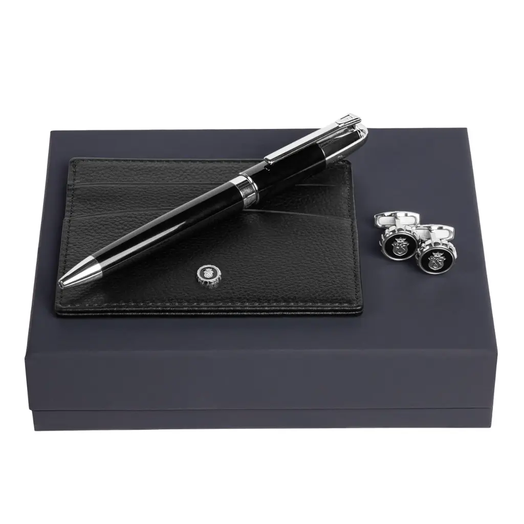 Parure Festina (stylo bille, porte-cartes & boutons de manchette)