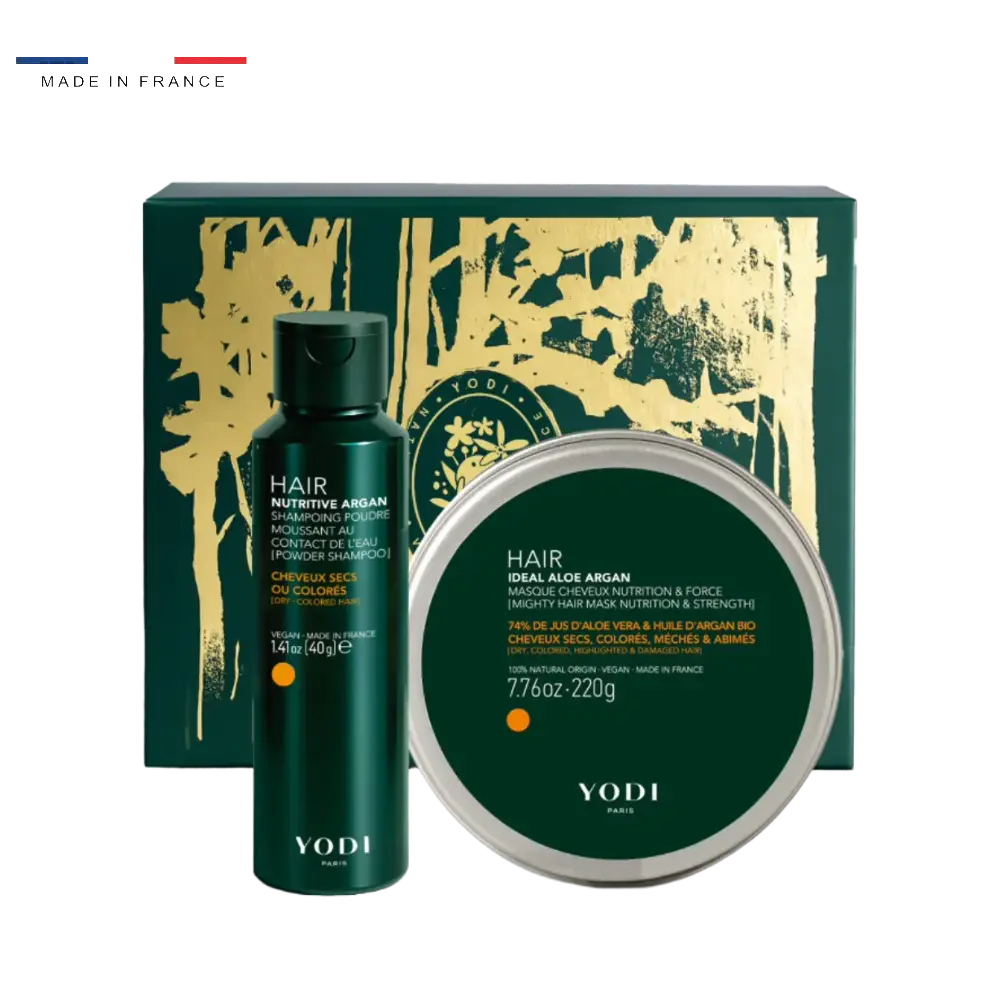 Coffret duo cheveux secs, abimés, colorés