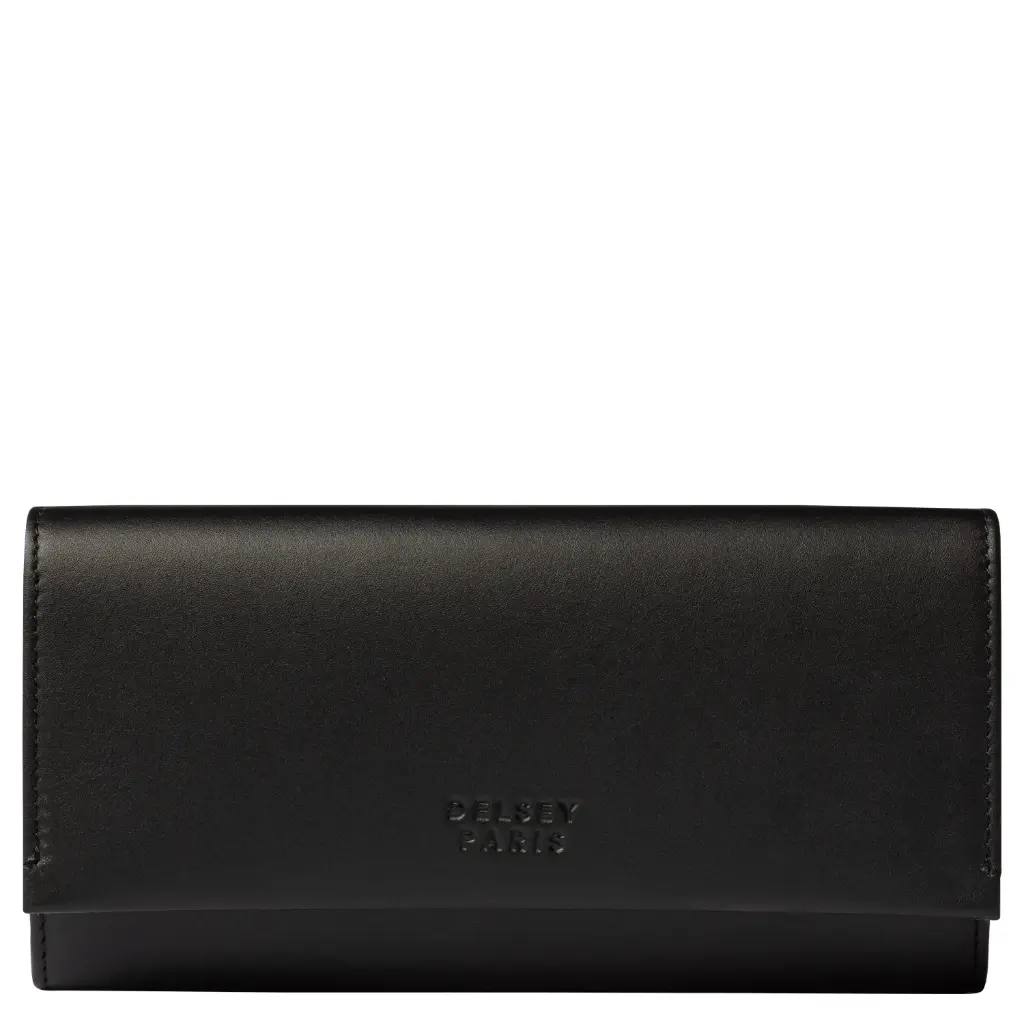 Portefeuille en cuir lisse Delsey