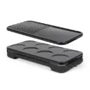 Appareil 2 en 1 crêpière et plancha grill