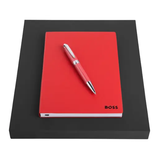[HPBH121PL] Parure Hugo Boss (stylo bille & carnet A5)