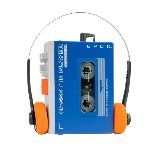 [BTTAPEBL] Baladeur cassette sur batterie rechargeable Bluetooth