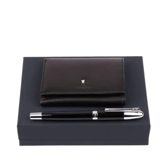 [FPER196A] Parure Festina (stylo roller & porte-cartes)